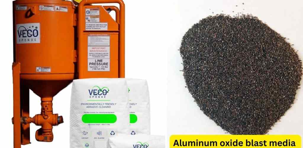 Aluminum oxide blast media is suitable for metal finishing